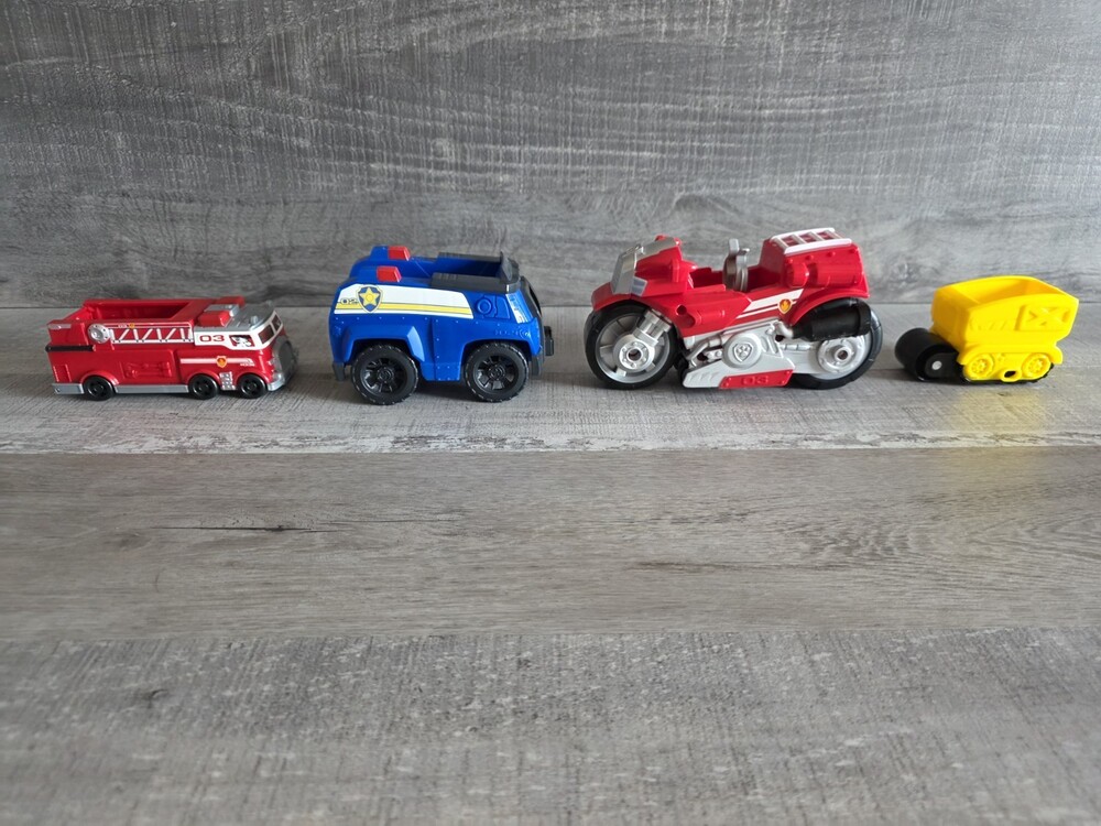 Paw Patrol Lot Of Toy Cars & Vehicles Rubble Marshall Chase g42